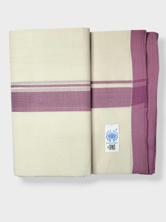 Kerala Balaramapuram Pure Cotton Handloom Mundu/Dhoti