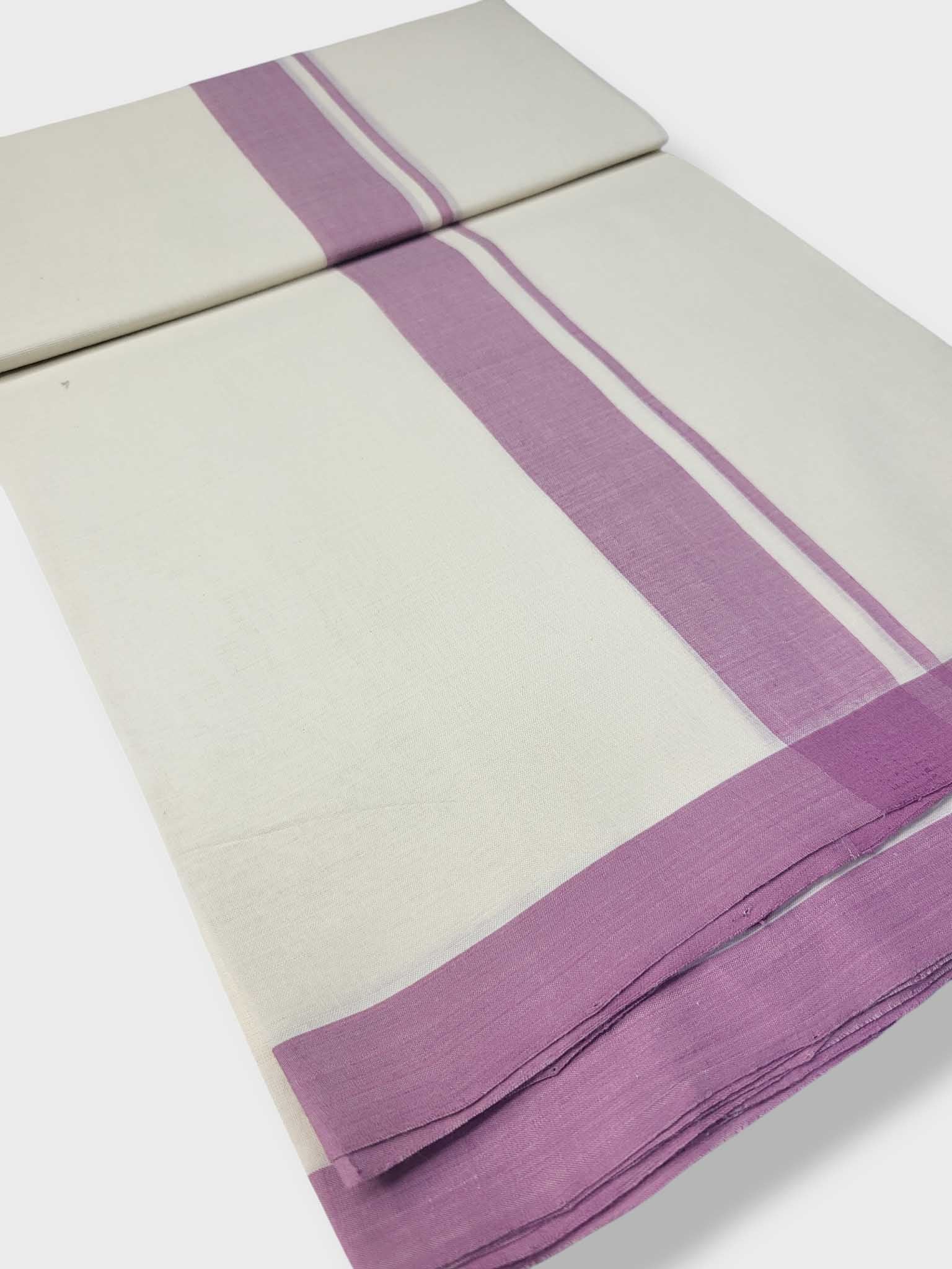 Kerala Balaramapuram Pure Cotton Handloom Mundu/Dhoti