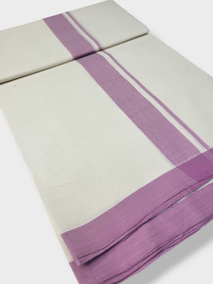 Kerala Balaramapuram Pure Cotton Handloom Mundu/Dhoti