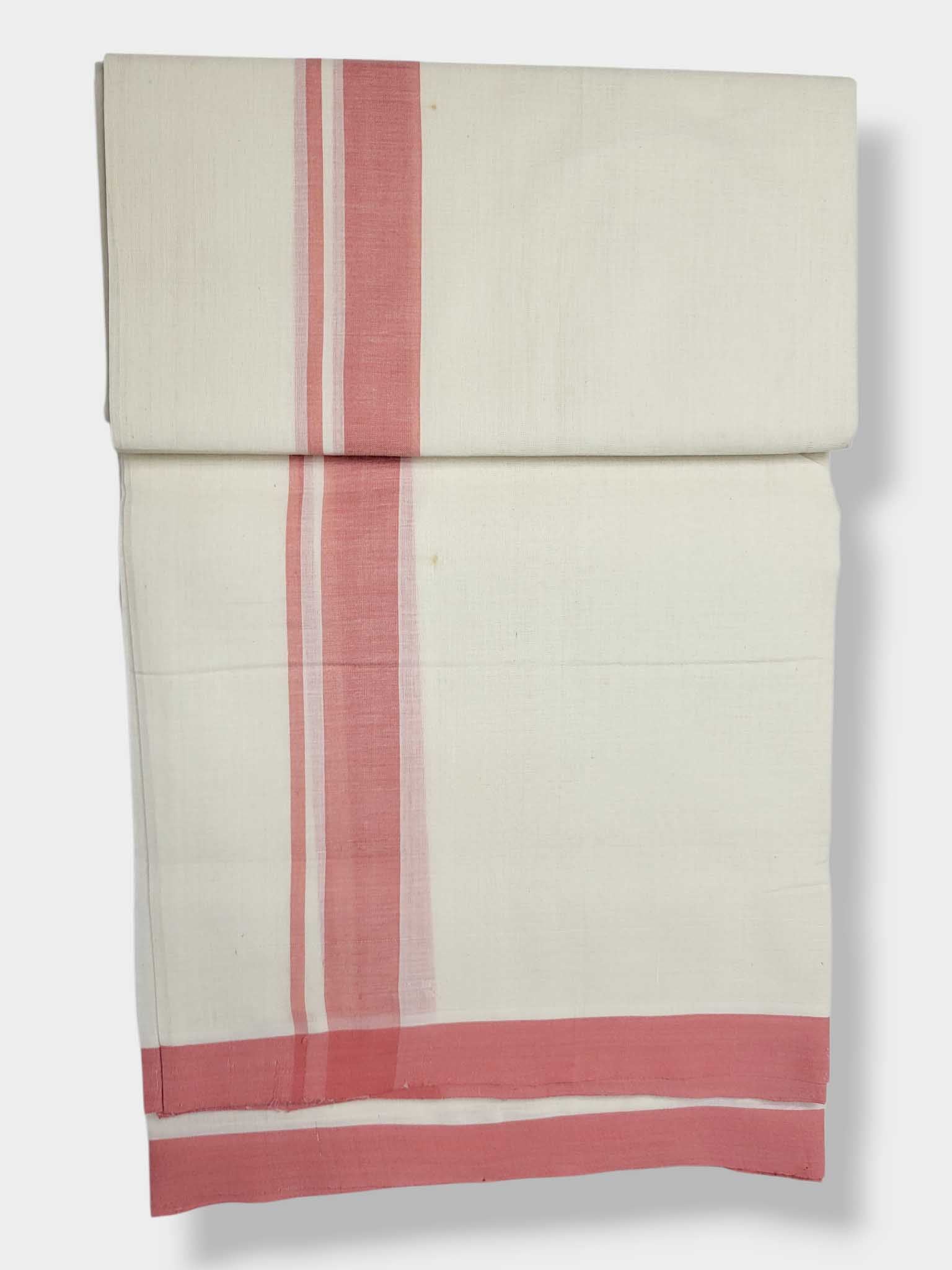 Kerala Balaramapuram Pure Cotton Handloom Mundu/Dhoti