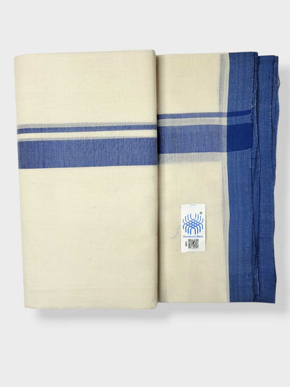 Kerala Balaramapuram Pure Cotton Handloom Mundu/Dhoti