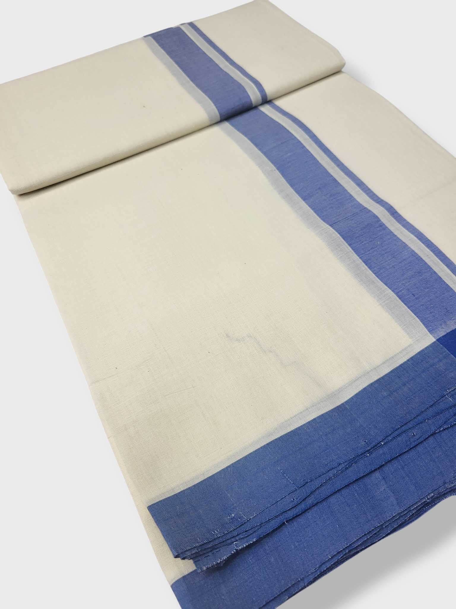 Kerala Balaramapuram Pure Cotton Handloom Mundu/Dhoti