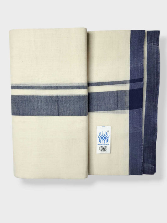 Kerala Balaramapuram Pure Cotton Handloom Mundu/Dhoti