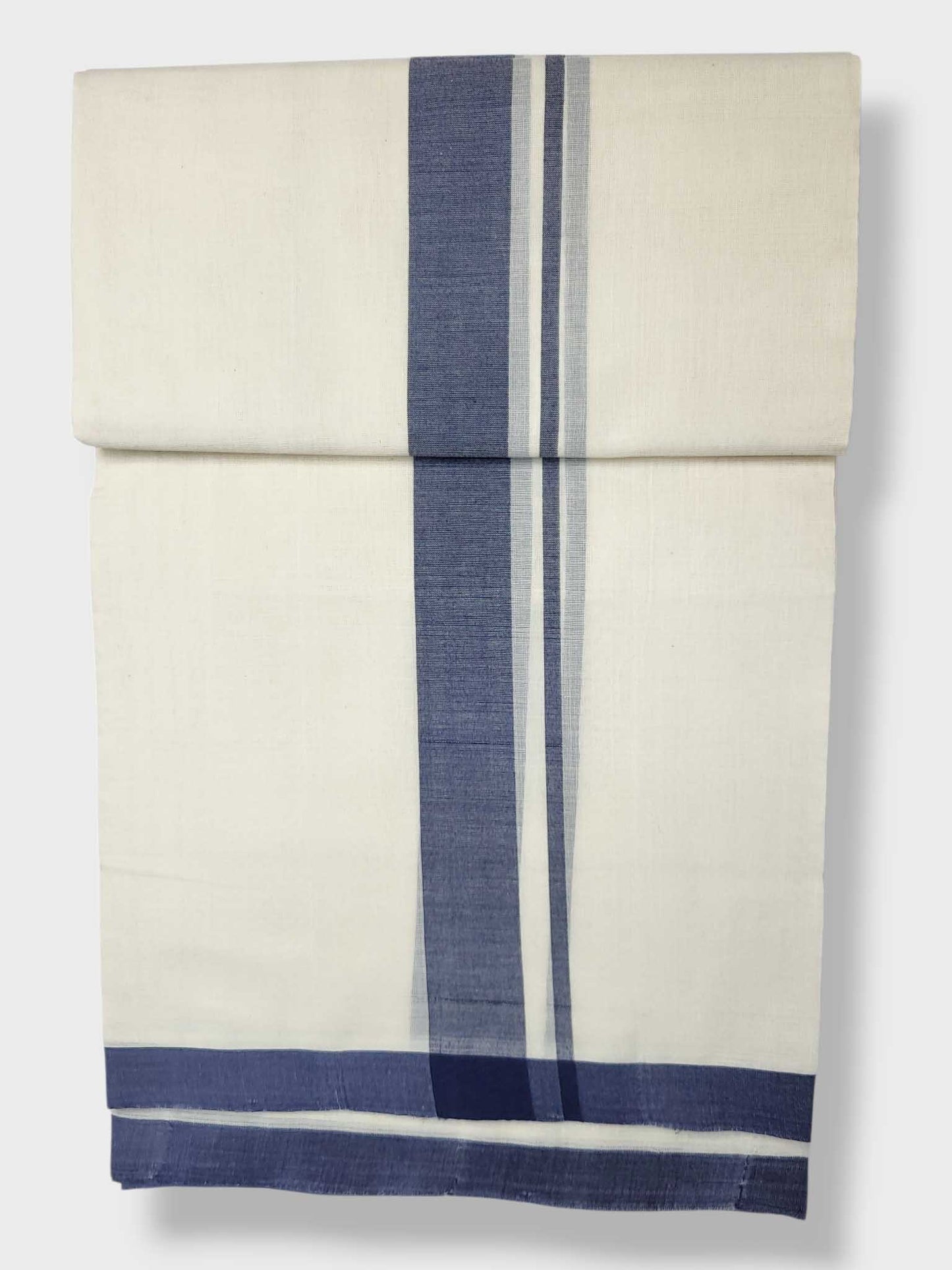 Kerala Balaramapuram Pure Cotton Handloom Mundu/Dhoti