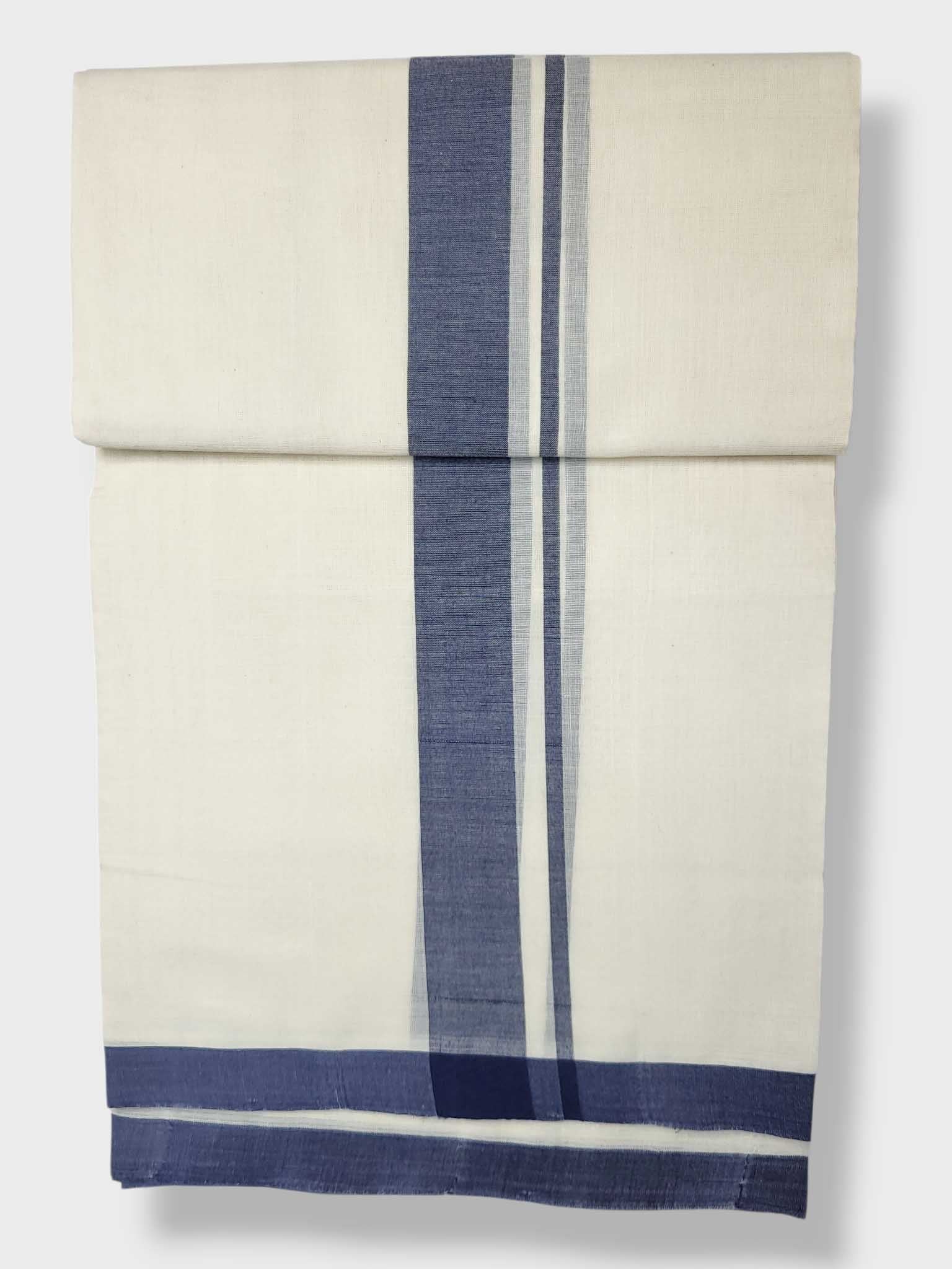 Kerala Balaramapuram Pure Cotton Handloom Mundu/Dhoti