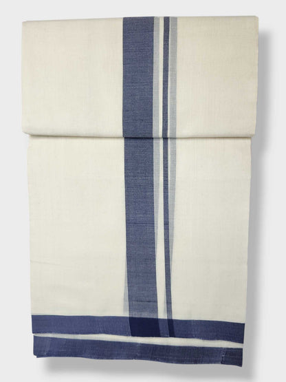 Kerala Balaramapuram Pure Cotton Handloom Mundu/Dhoti