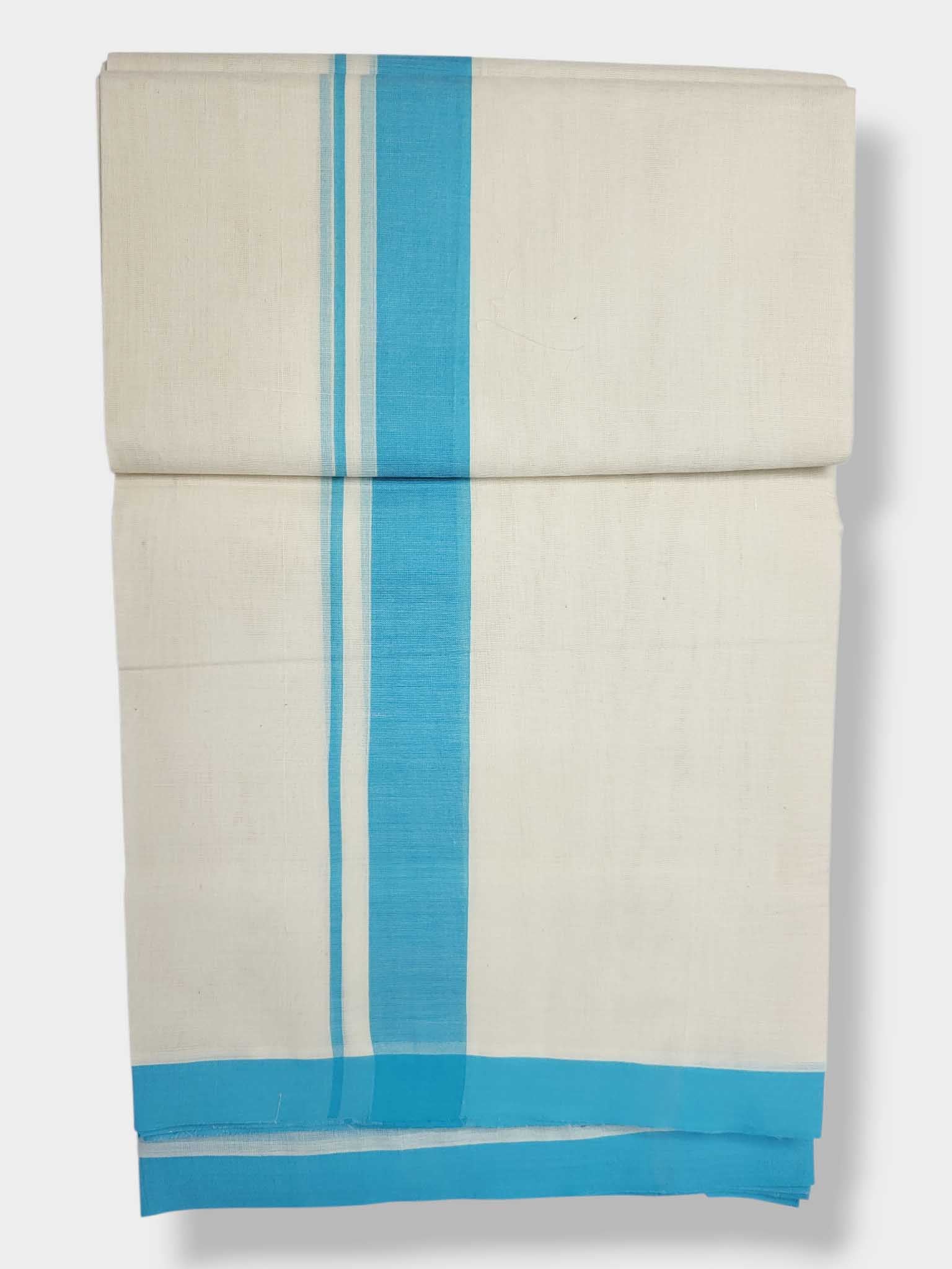 Kerala Balaramapuram Pure Cotton Handloom Mundu/Dhoti