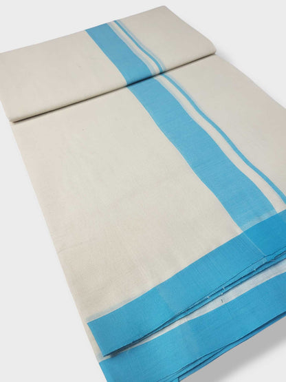 Kerala Balaramapuram Pure Cotton Handloom Mundu/Dhoti