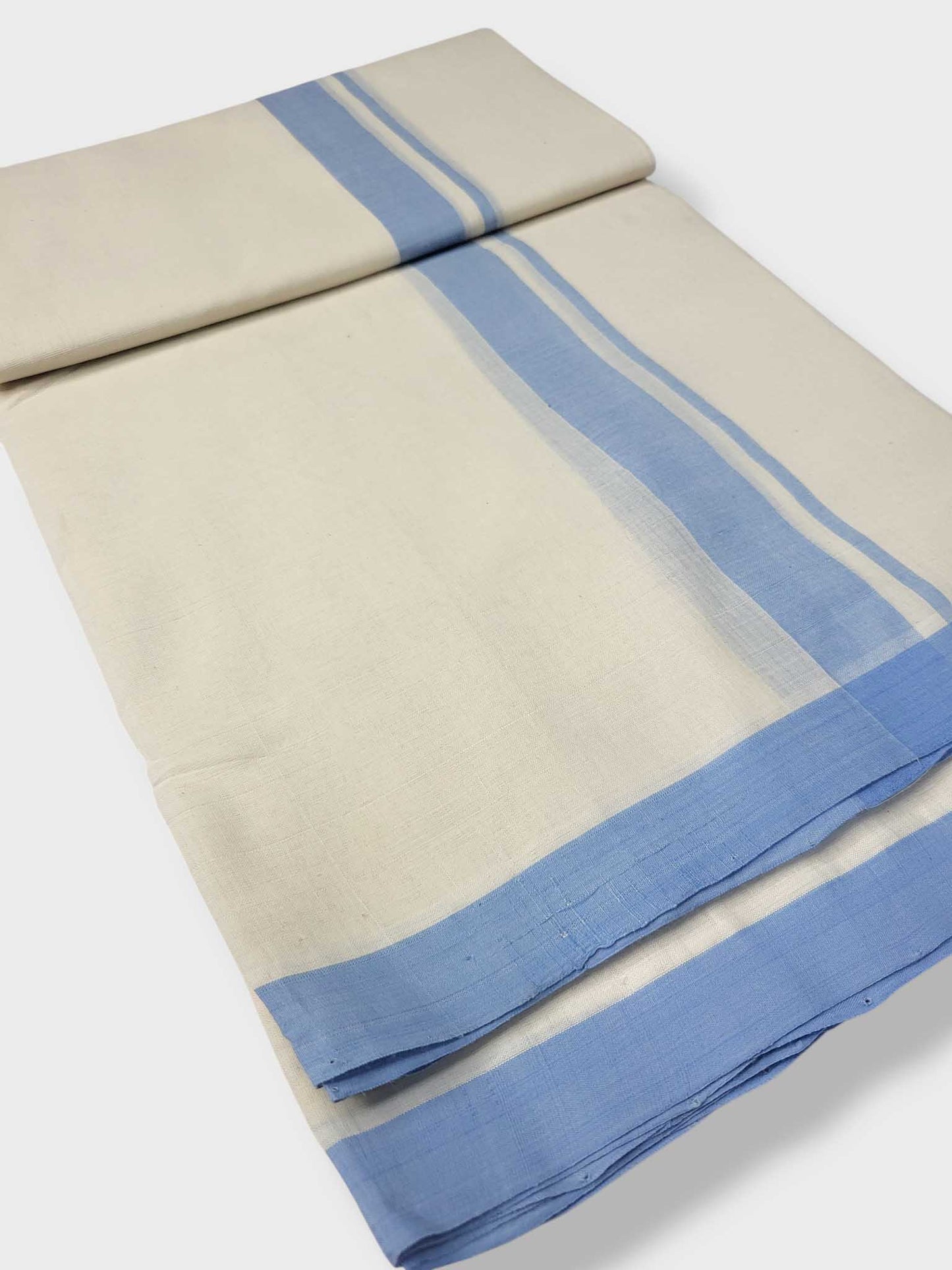 Kerala Balaramapuram Pure Cotton Handloom Mundu/Dhoti