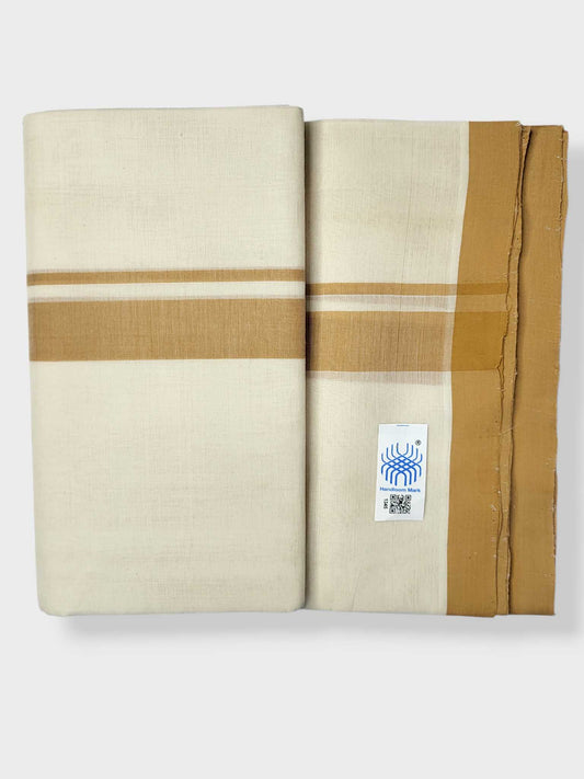 Kerala Balaramapuram Pure Cotton Handloom Mundu/Dhoti