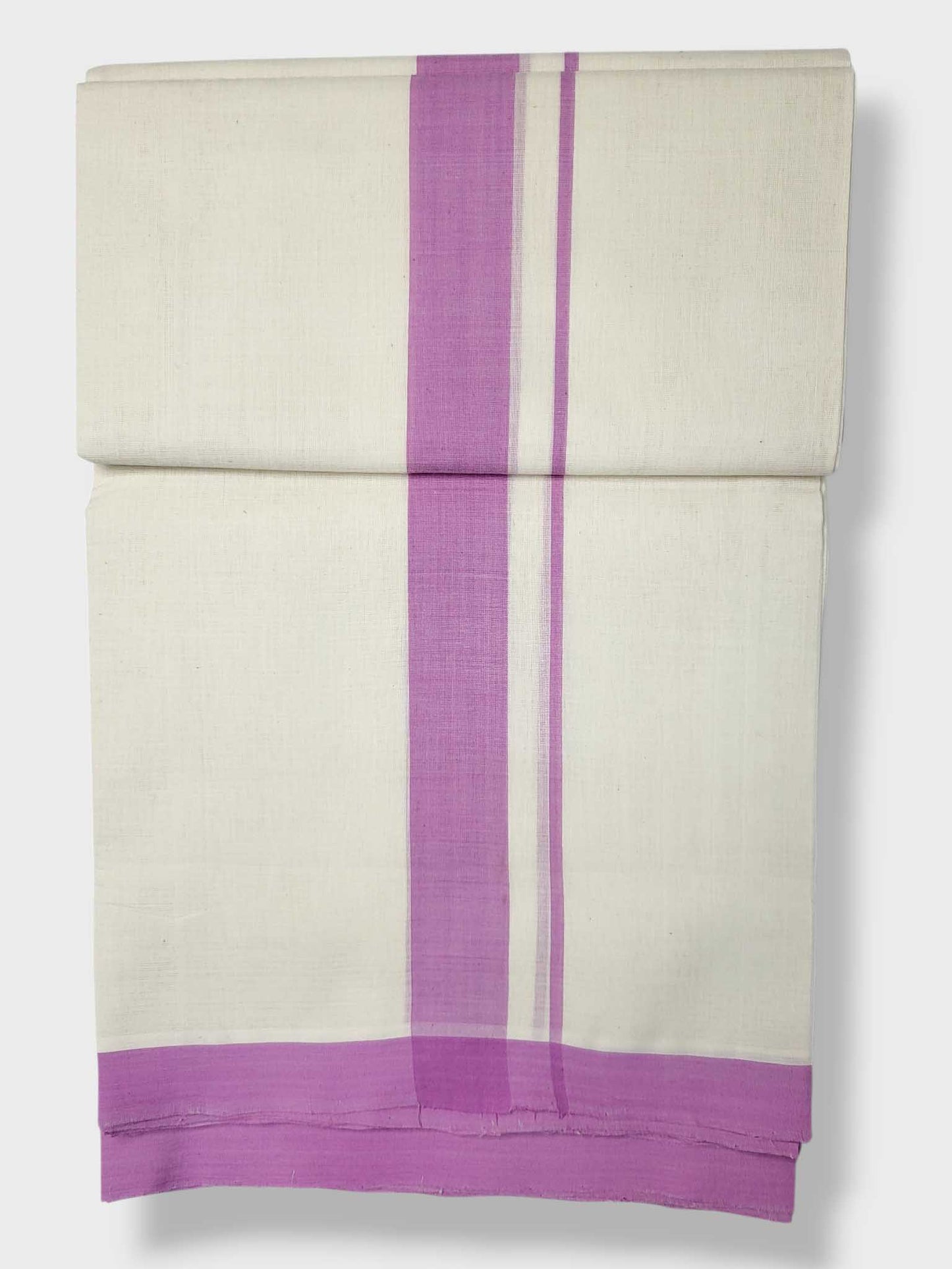 Kerala Balaramapuram Pure Cotton Handloom Mundu/Dhoti