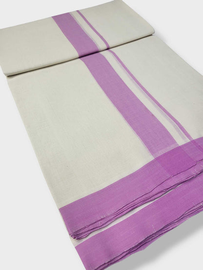 Kerala Balaramapuram Pure Cotton Handloom Mundu/Dhoti