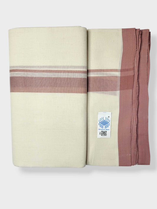 Kerala Balaramapuram Pure Cotton Handloom Mundu/Dhoti