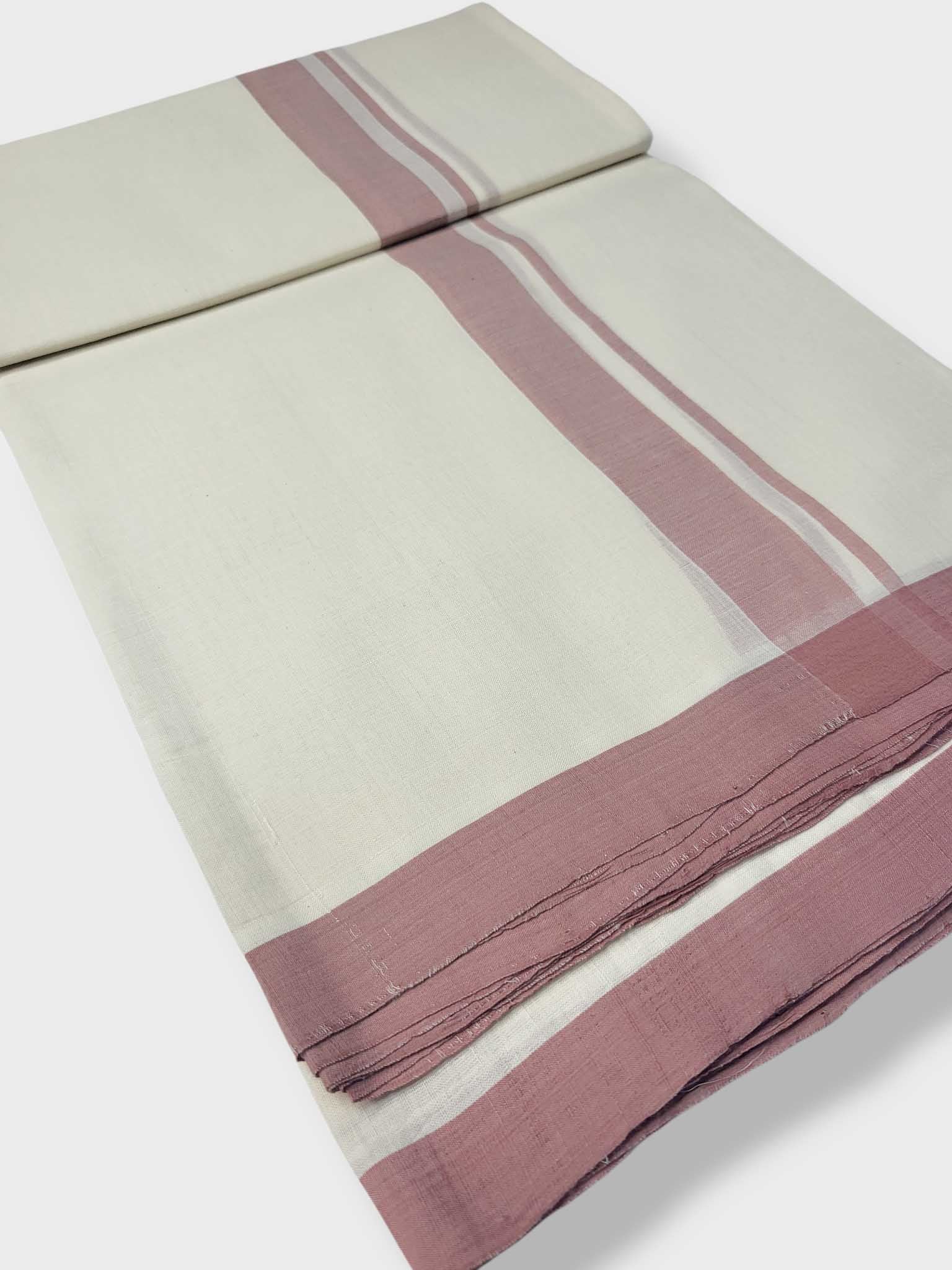 Kerala Balaramapuram Pure Cotton Handloom Mundu/Dhoti