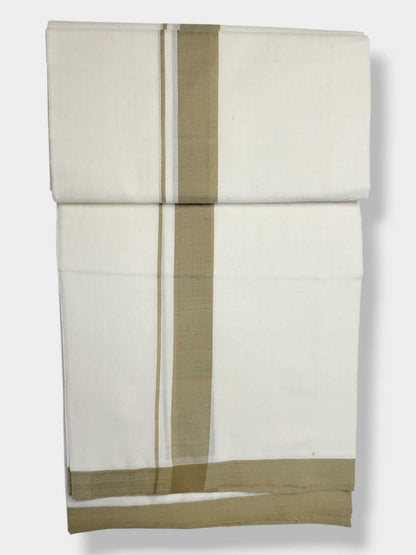 Kerala Balaramapuram Pure Cotton Handloom Mundu/Dhoti