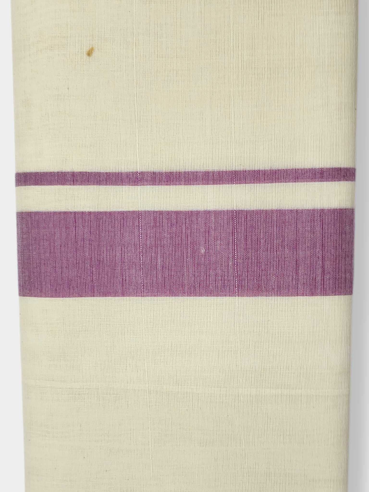 Kerala Balaramapuram Pure Cotton Handloom Mundu/Dhoti