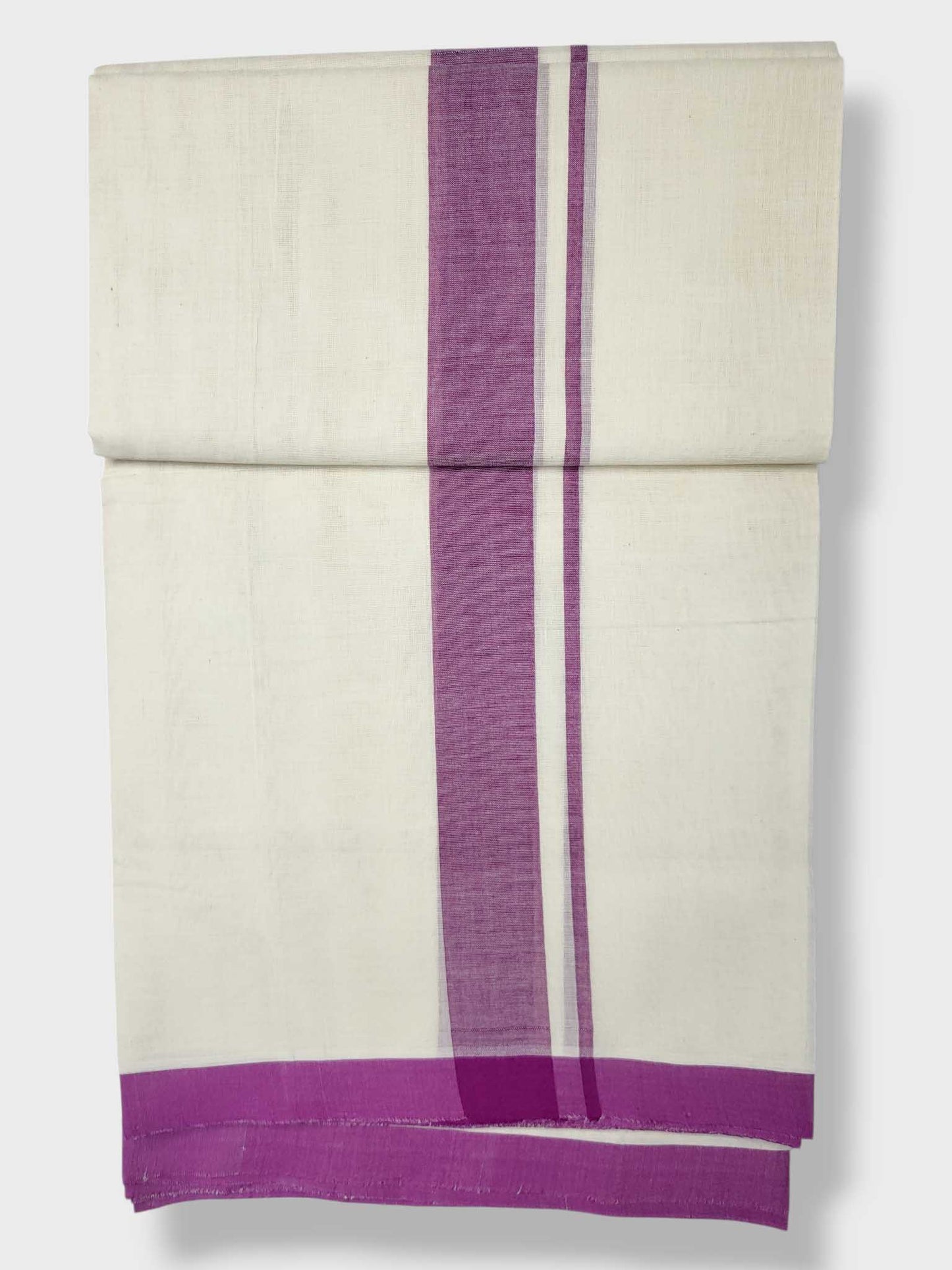 Kerala Balaramapuram Pure Cotton Handloom Mundu/Dhoti