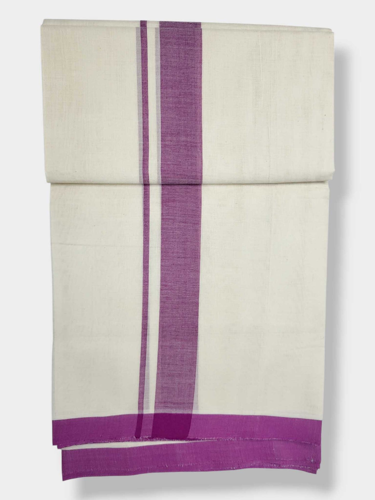 Kerala Balaramapuram Pure Cotton Handloom Mundu/Dhoti
