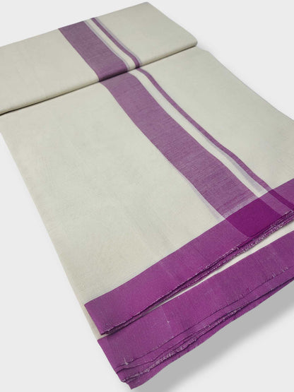 Kerala Balaramapuram Pure Cotton Handloom Mundu/Dhoti