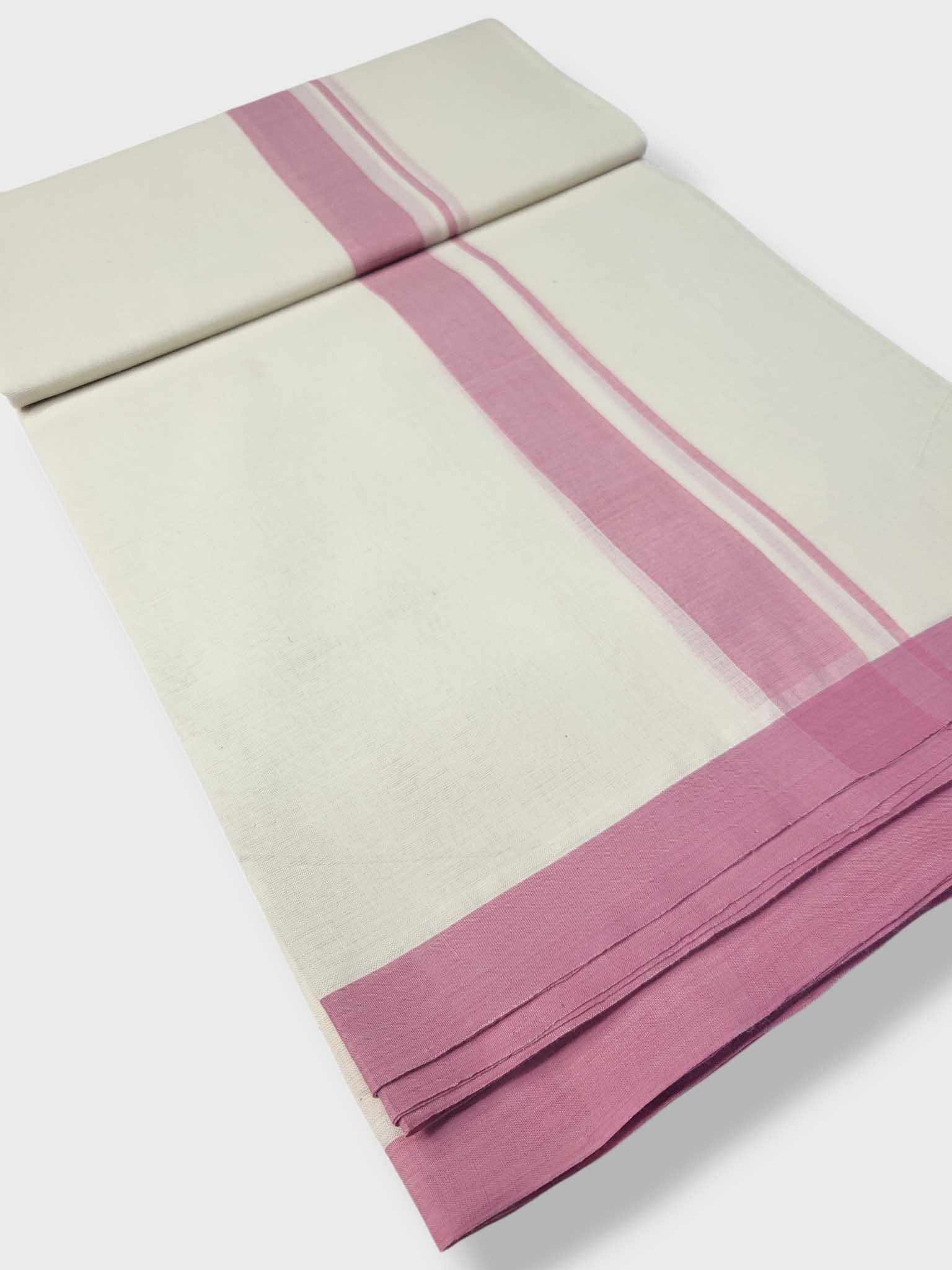 Kerala Balaramapuram Pure Cotton Handloom Mundu/Dhoti