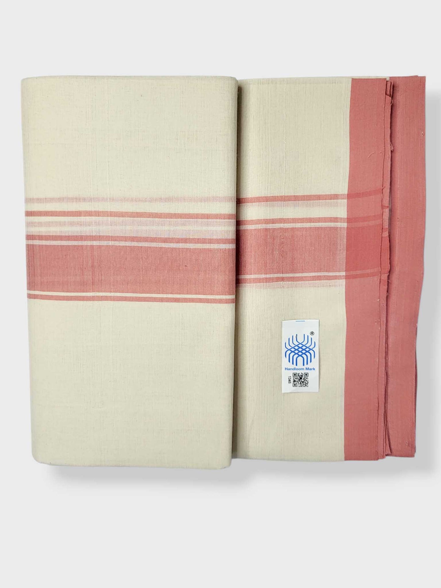 Kerala Balaramapuram Pure Cotton Handloom Mundu/Dhoti