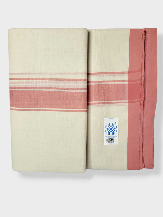 Kerala Balaramapuram Pure Cotton Handloom Mundu/Dhoti