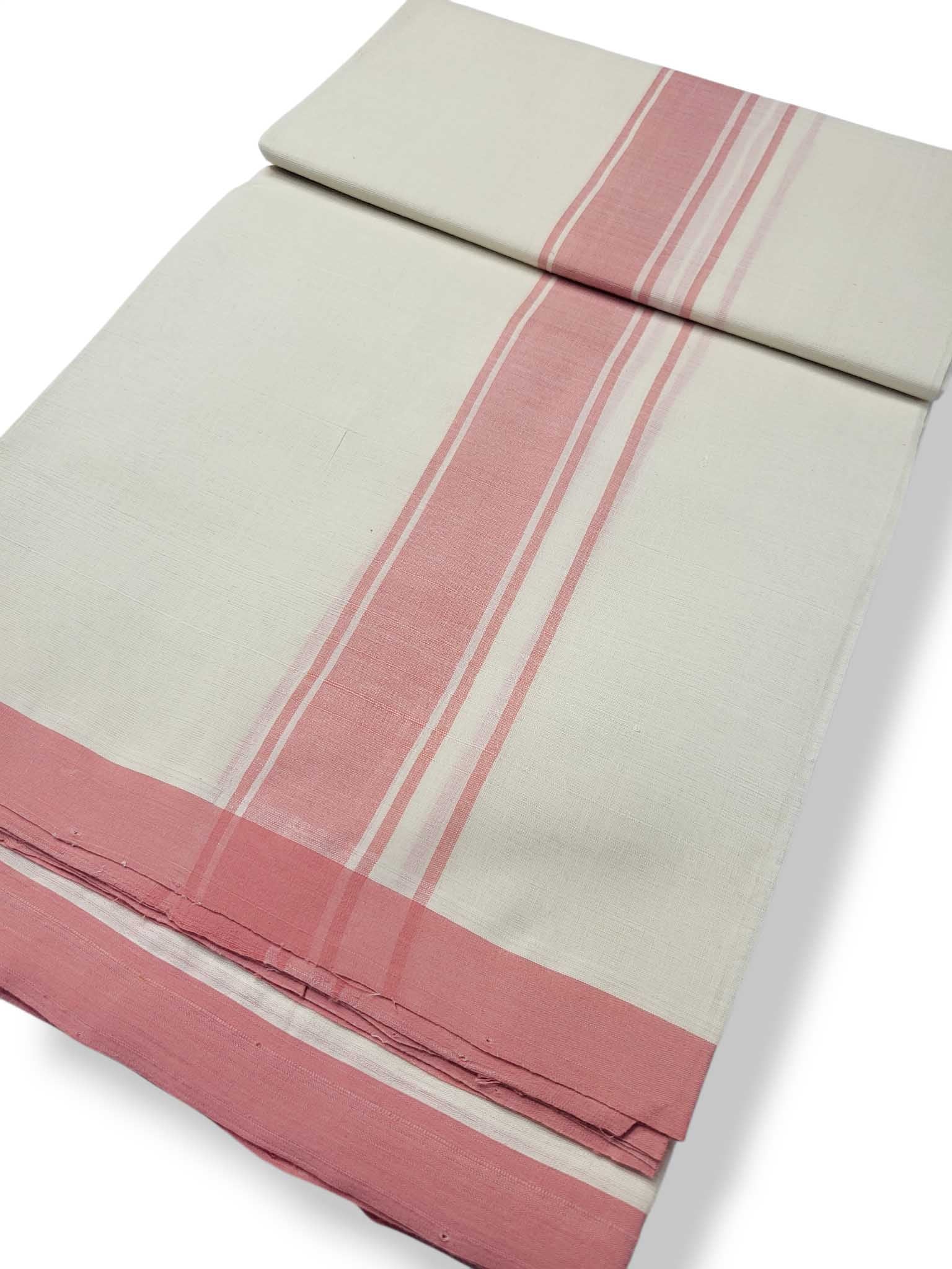 Kerala Balaramapuram Pure Cotton Handloom Mundu/Dhoti