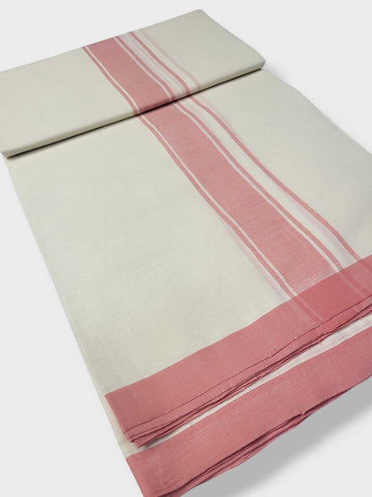 Kerala Balaramapuram Pure Cotton Handloom Mundu/Dhoti
