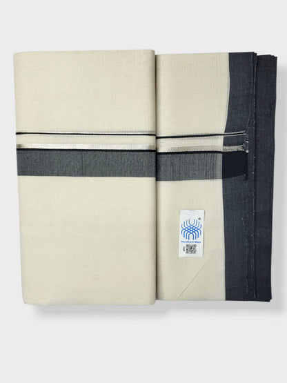 Kerala Balaramapuram Pure Cotton Handloom Mundu/Dhoti