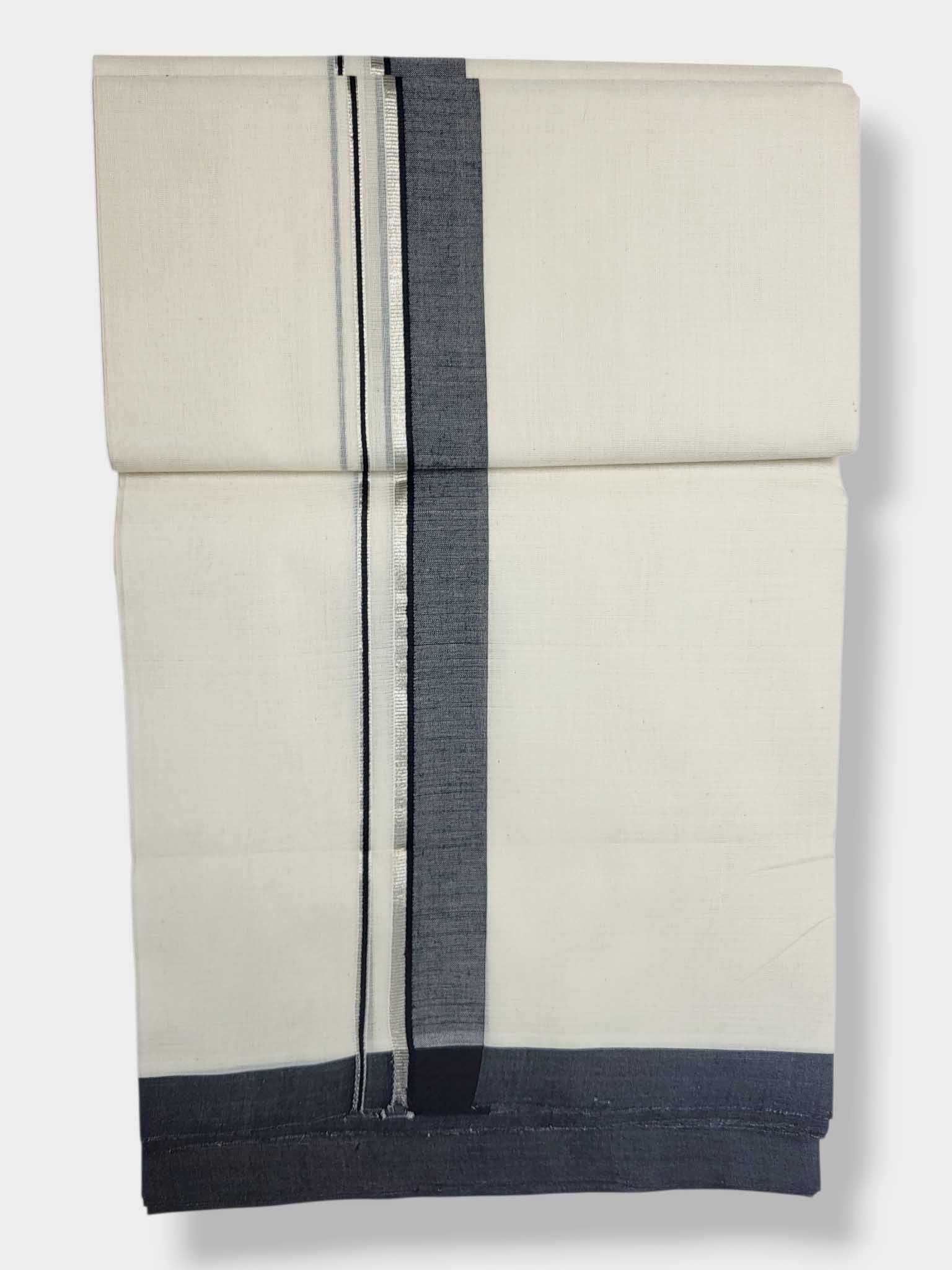Kerala Balaramapuram Pure Cotton Handloom Mundu/Dhoti