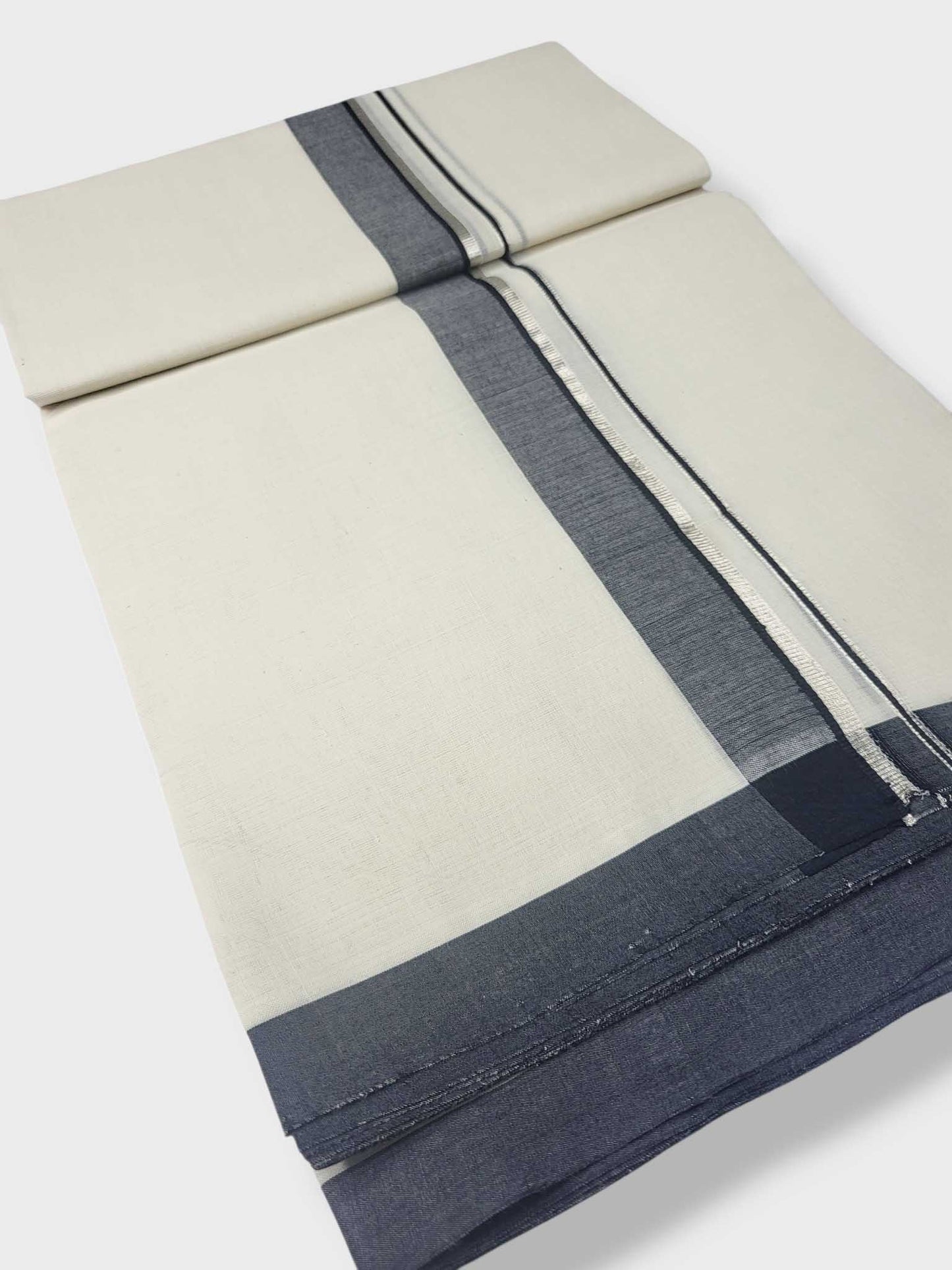 Kerala Balaramapuram Pure Cotton Handloom Mundu/Dhoti