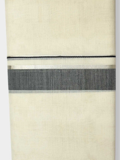 Kerala Balaramapuram Pure Cotton Handloom Mundu/Dhoti
