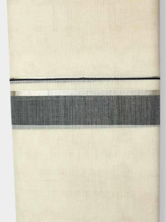 Kerala Balaramapuram Pure Cotton Handloom Mundu/Dhoti