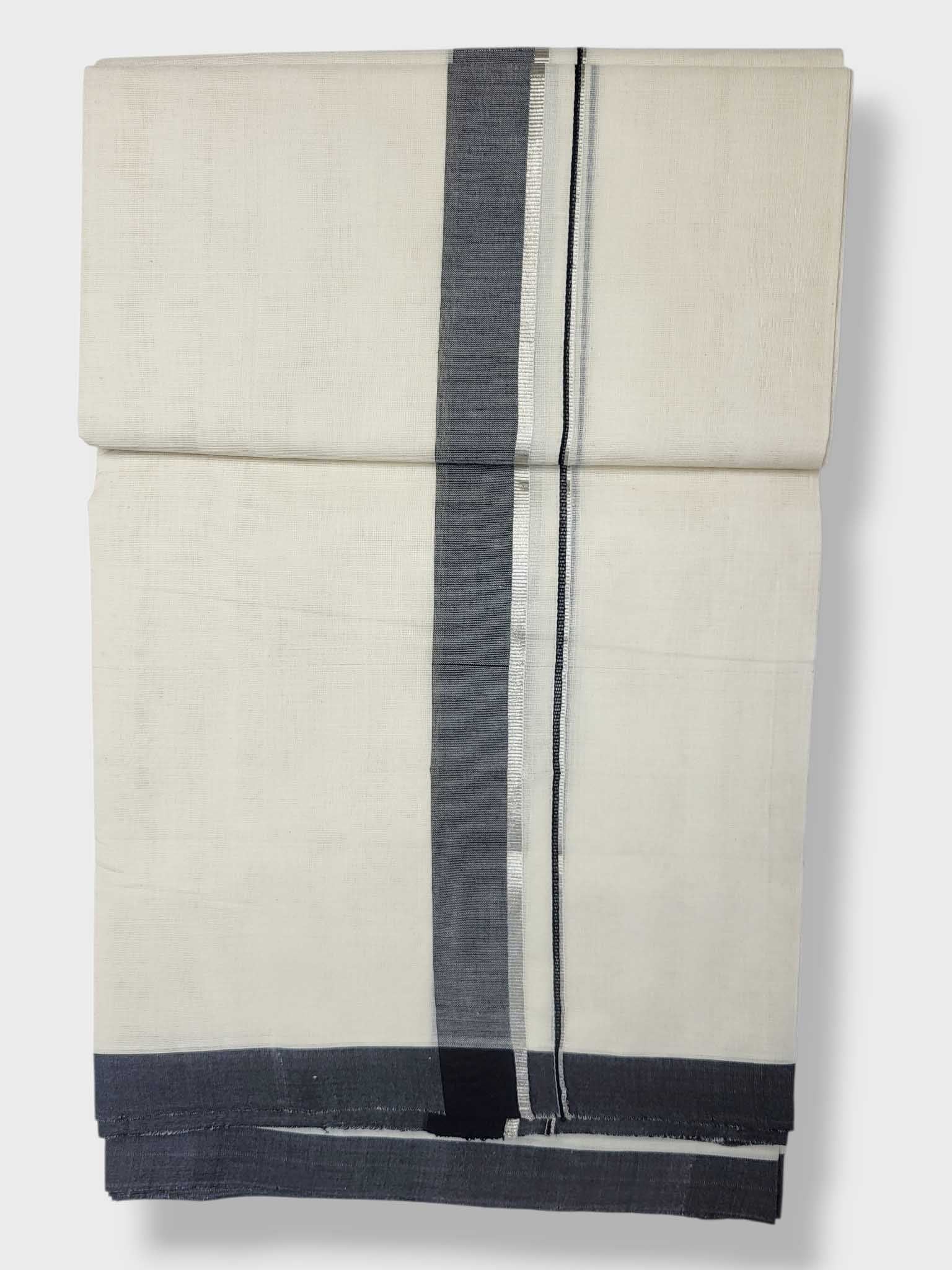 Kerala Balaramapuram Pure Cotton Handloom Mundu/Dhoti