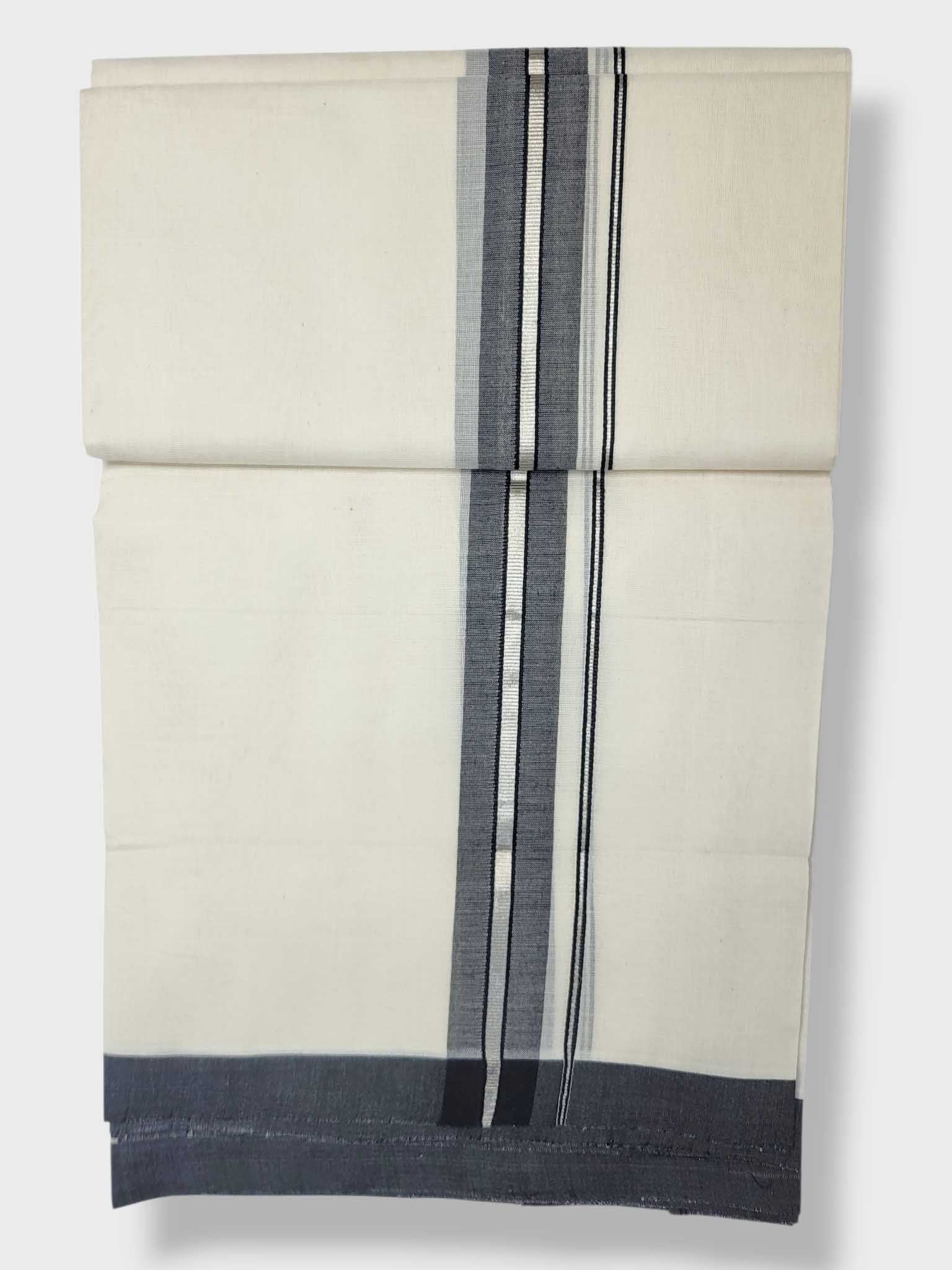 Kerala Balaramapuram Pure Cotton Handloom Mundu/Dhoti