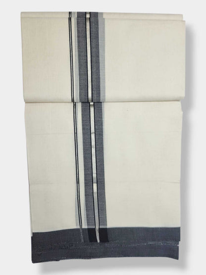 Kerala Balaramapuram Pure Cotton Handloom Mundu/Dhoti