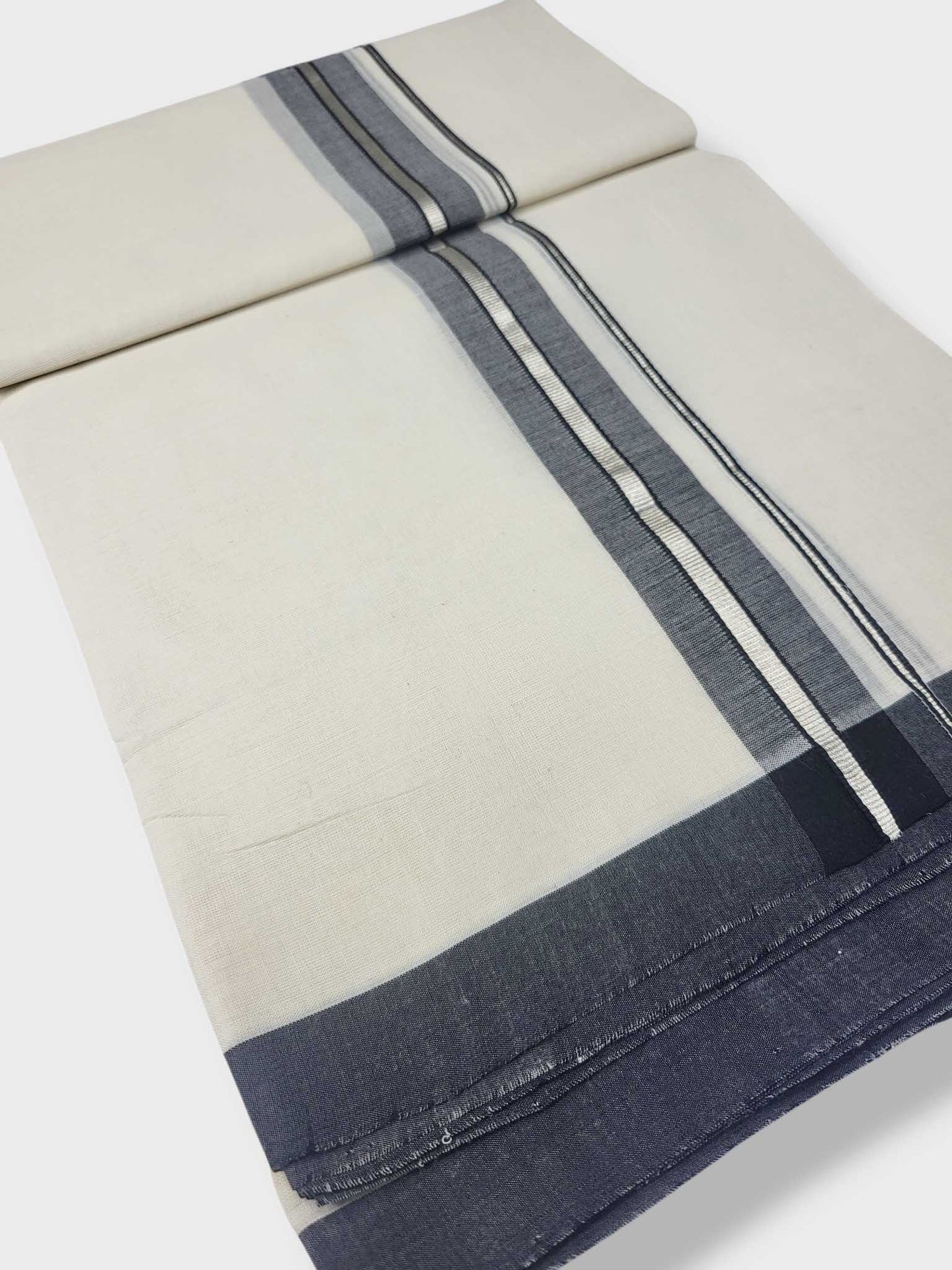 Kerala Balaramapuram Pure Cotton Handloom Mundu/Dhoti