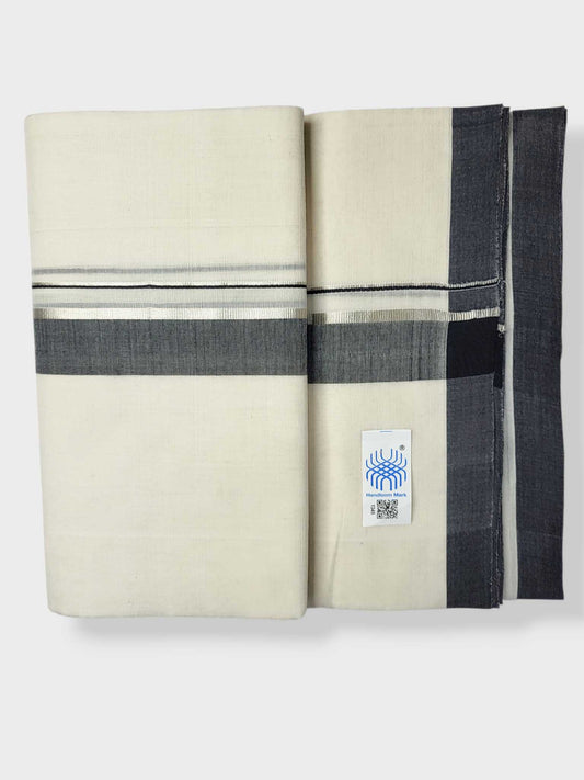 Kerala Balaramapuram Pure Cotton Handloom Mundu/Dhoti