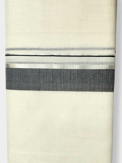 Kerala Balaramapuram Pure Cotton Handloom Mundu/Dhoti