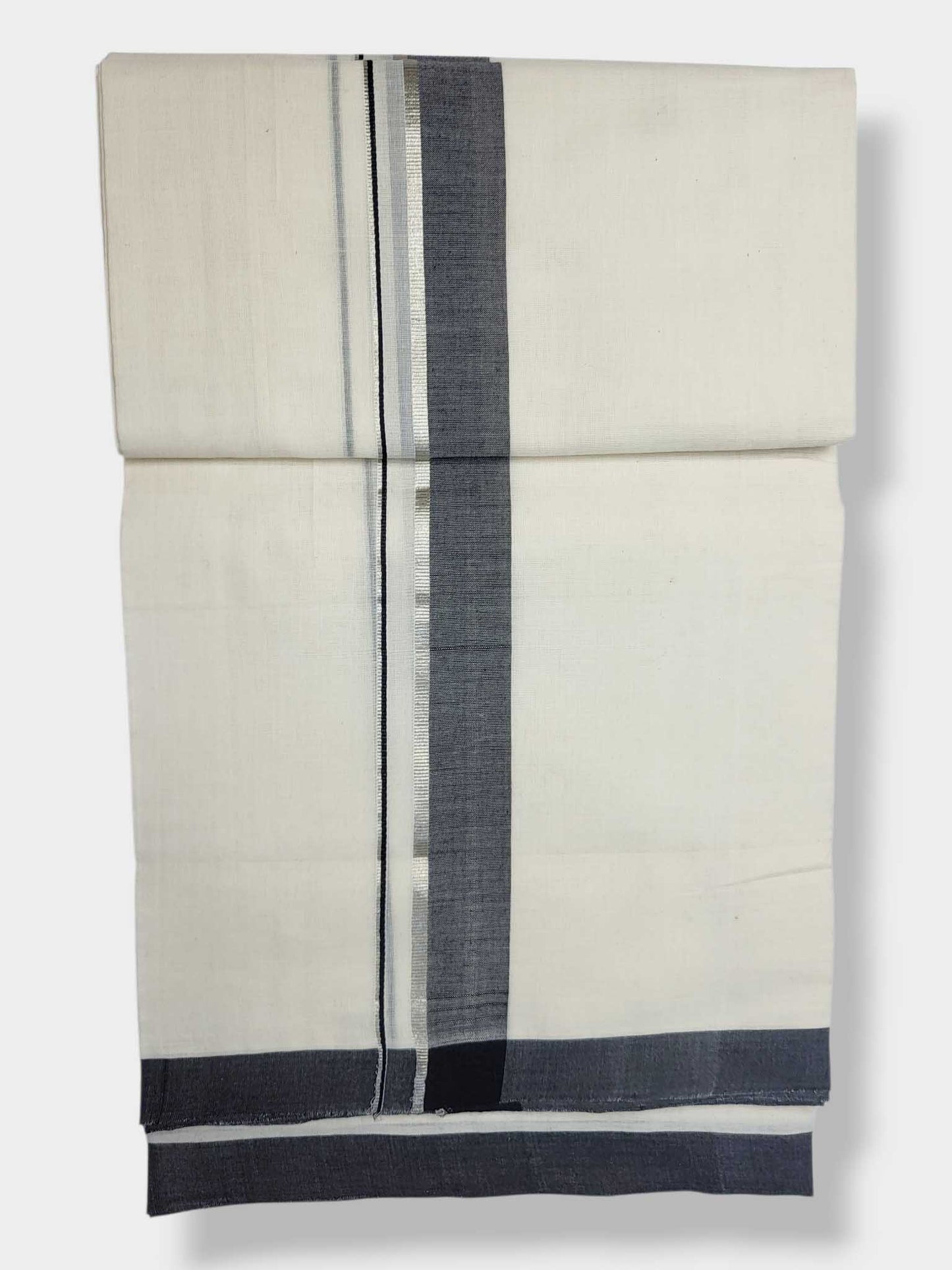 Kerala Balaramapuram Pure Cotton Handloom Mundu/Dhoti