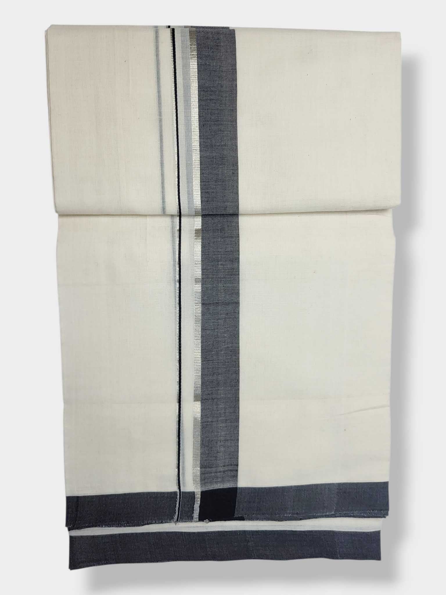 Kerala Balaramapuram Pure Cotton Handloom Mundu/Dhoti