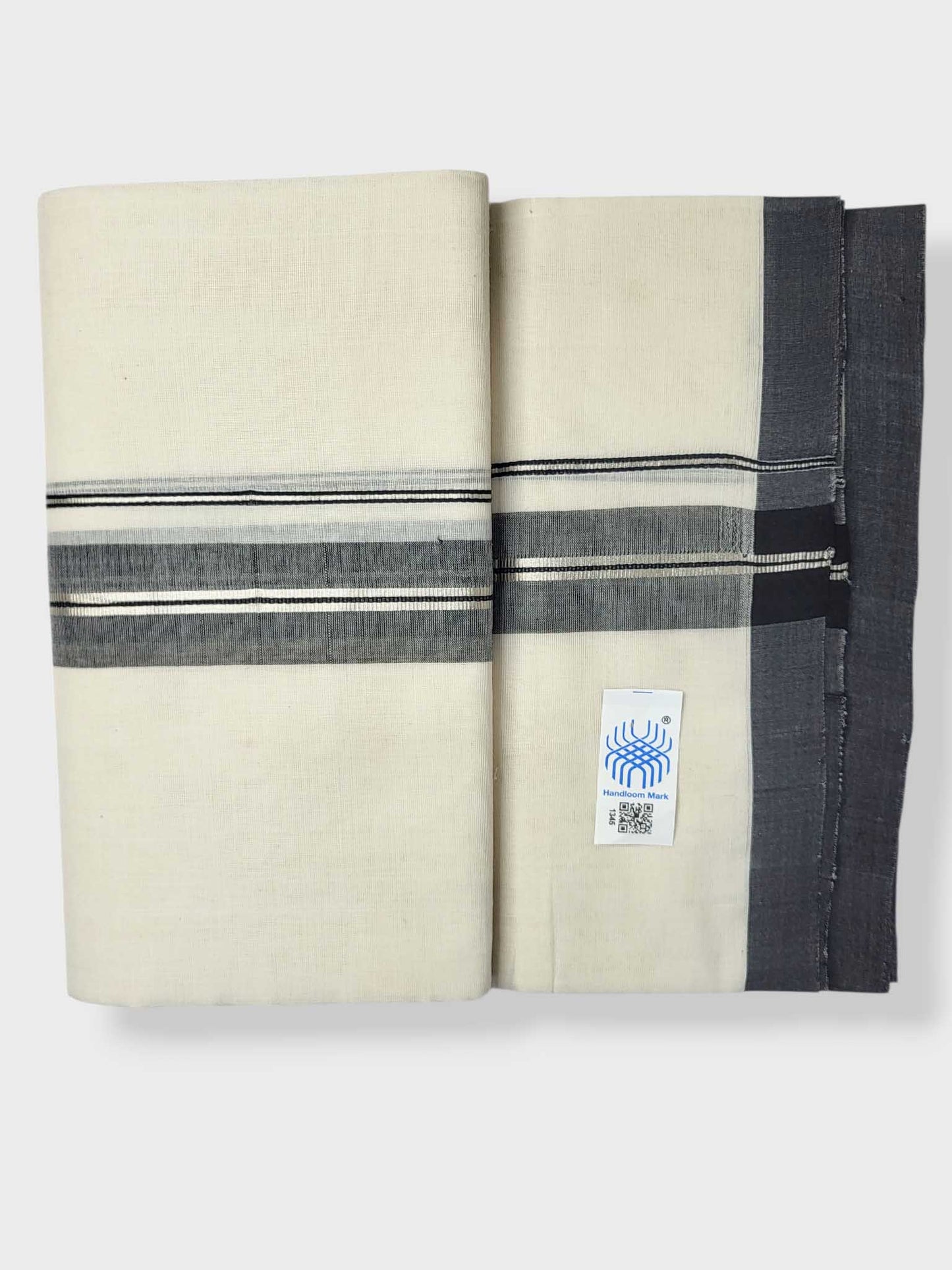 Kerala Balaramapuram Pure Cotton Handloom Mundu/Dhoti