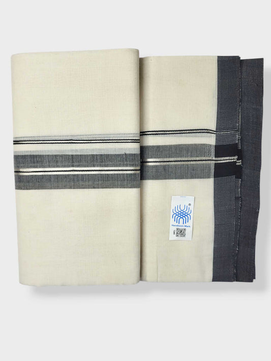 Kerala Balaramapuram Pure Cotton Handloom Mundu/Dhoti