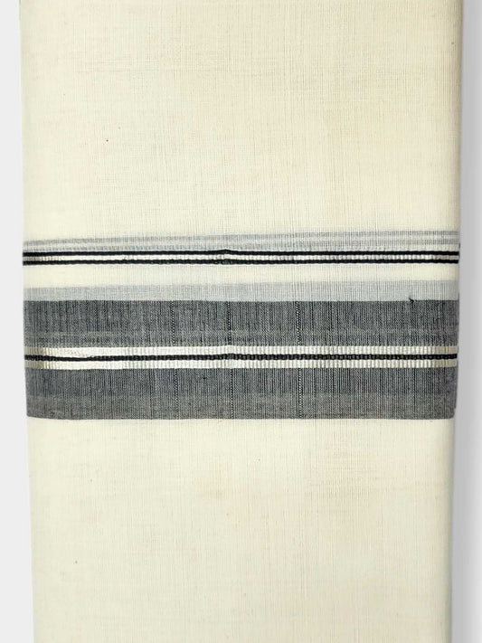 Kerala Balaramapuram Pure Cotton Handloom Mundu/Dhoti