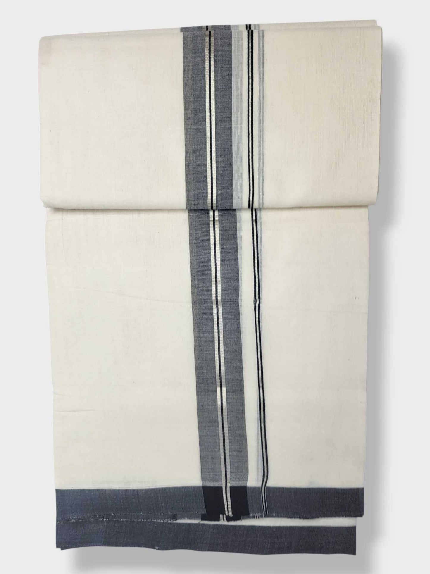Kerala Balaramapuram Pure Cotton Handloom Mundu/Dhoti