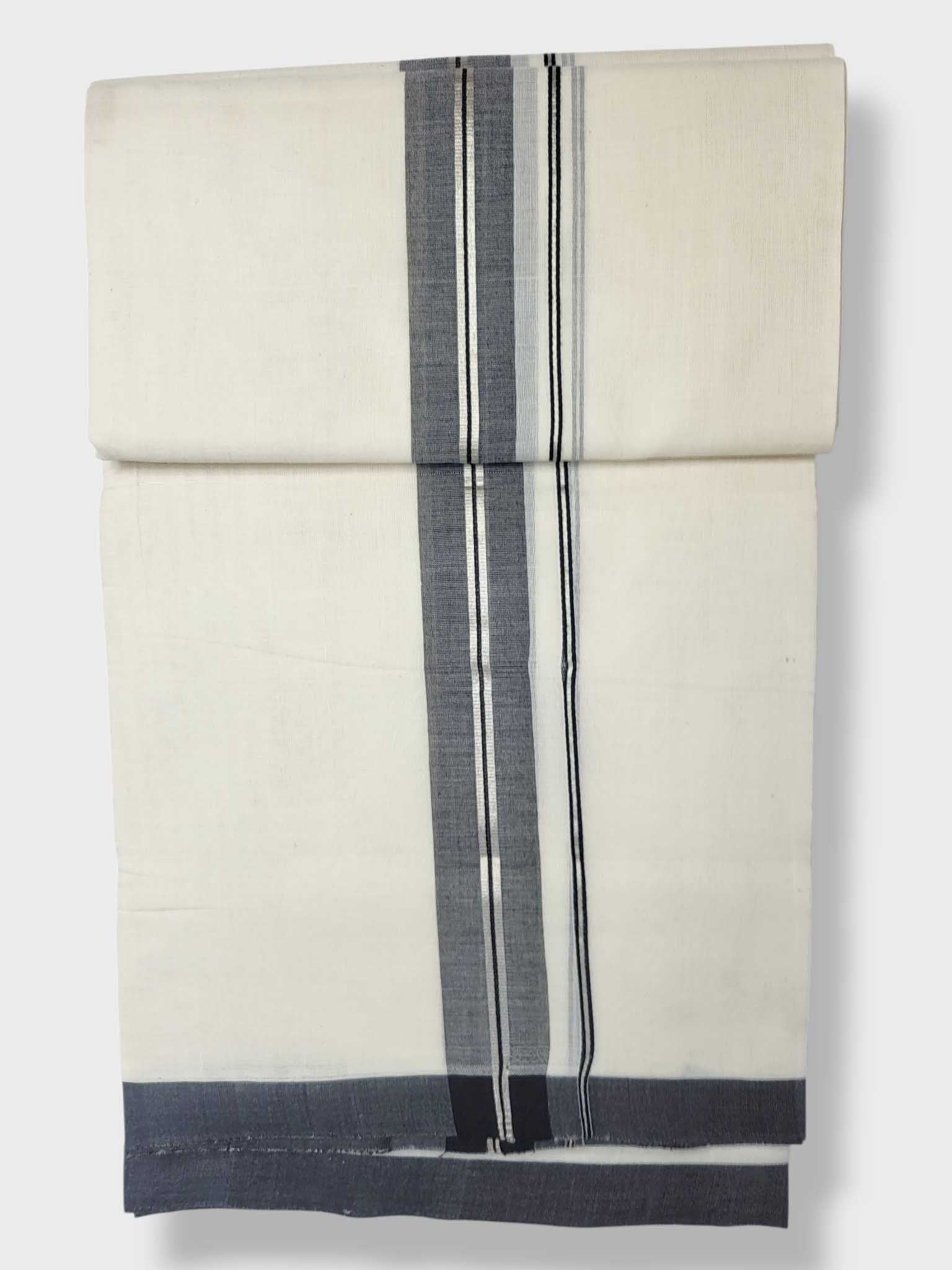Kerala Balaramapuram Pure Cotton Handloom Mundu/Dhoti