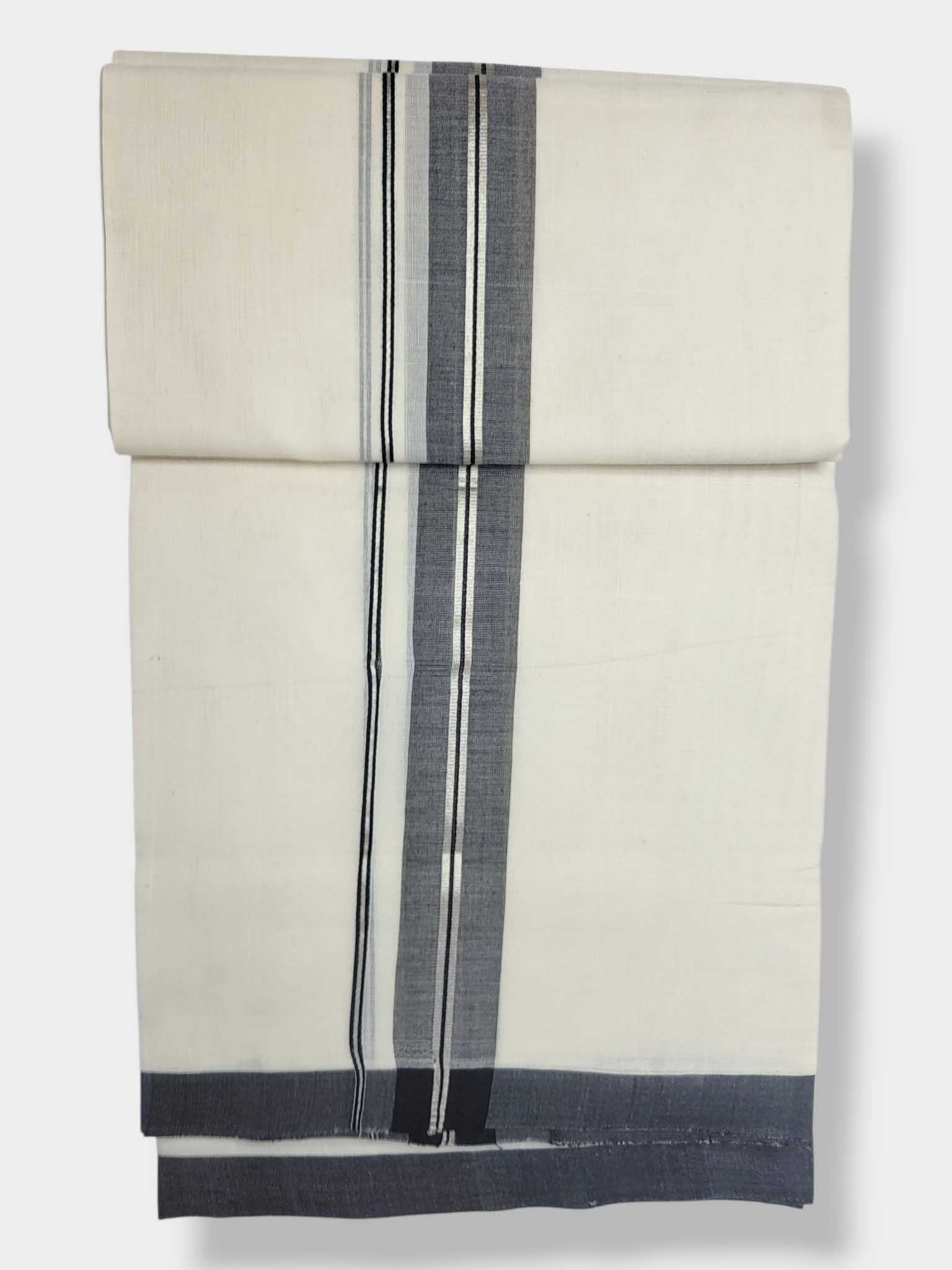 Kerala Balaramapuram Pure Cotton Handloom Mundu/Dhoti