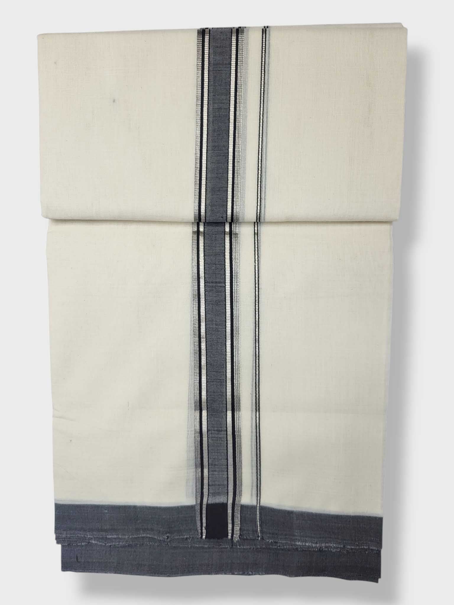 Kerala Balaramapuram Pure Cotton Handloom Mundu/Dhoti