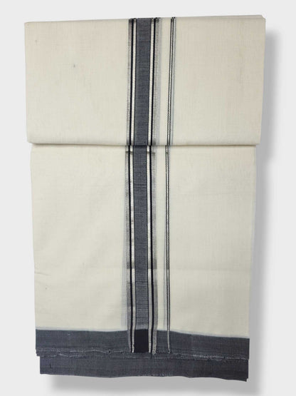 Kerala Balaramapuram Pure Cotton Handloom Mundu/Dhoti