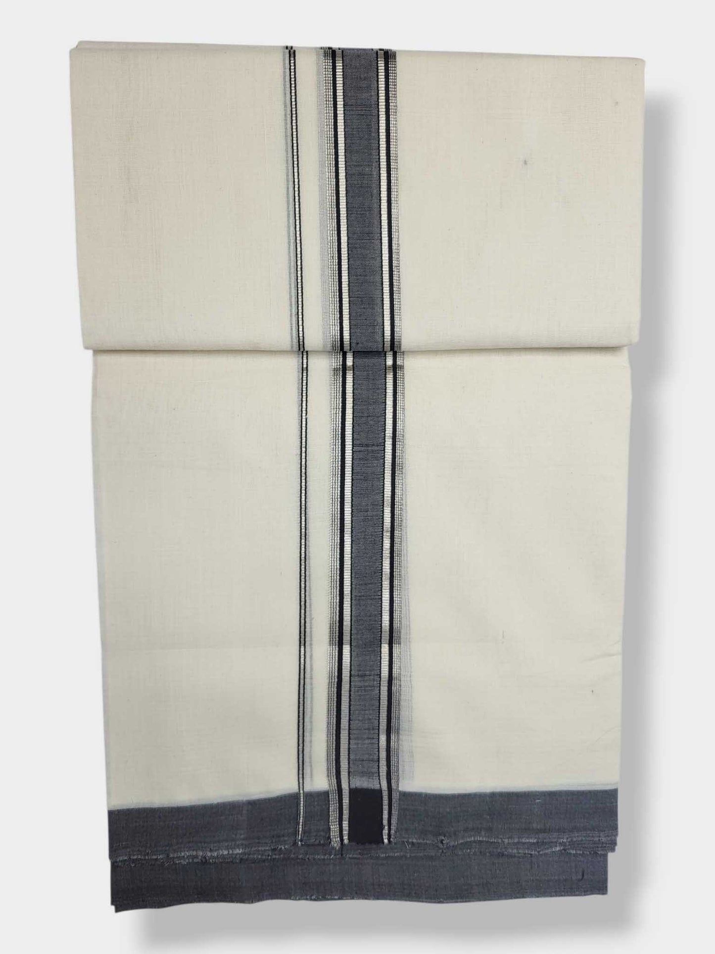 Kerala Balaramapuram Pure Cotton Handloom Mundu/Dhoti